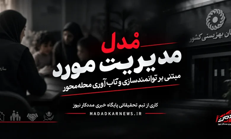 مُدل مدیریت مورد مبتنی بر توانمندسازی و تابآوری محلهمحور
